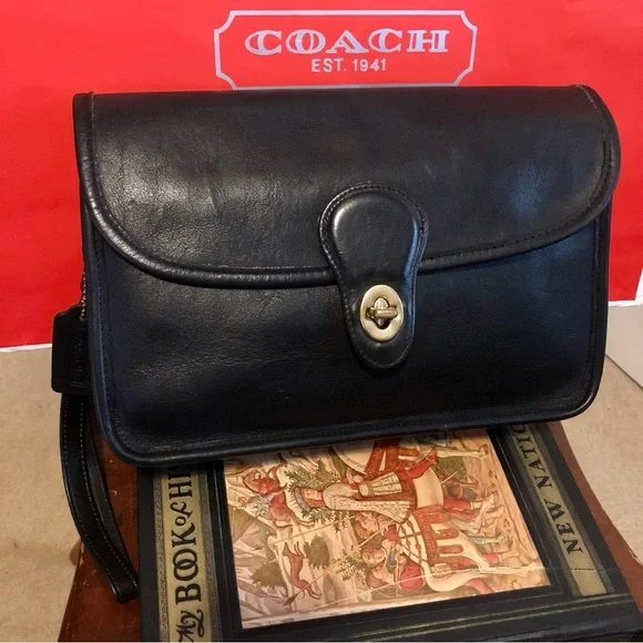 Coach Vintage Mens Turnlock Clutch 9971 - Picture 2 of 14